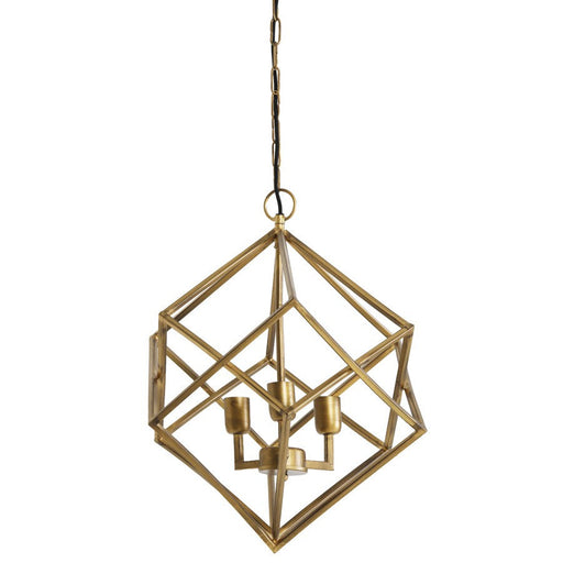 Hanglamp Drizella - Goud - Ã˜46cm - 3L-Hanglampen-Light & Living