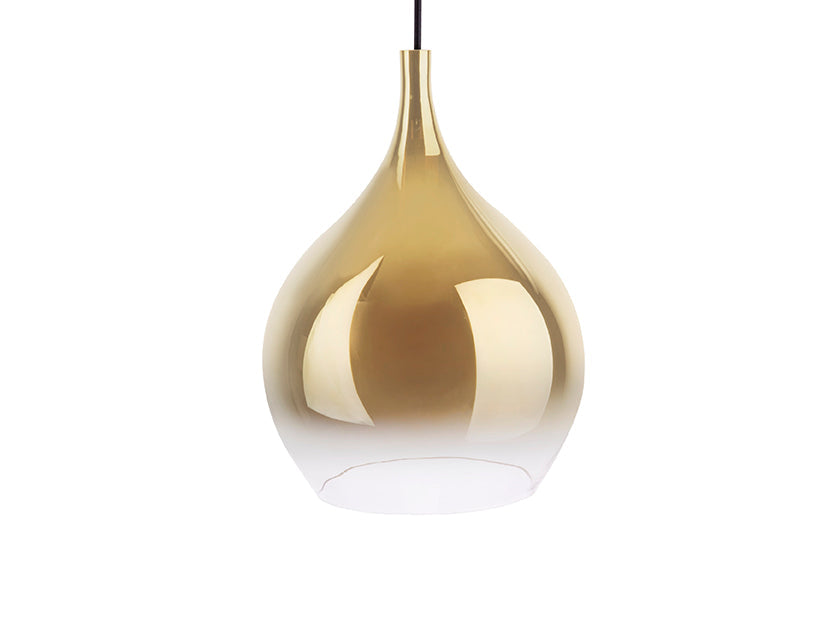 Hanglamp Drup - Goud Schaduw - Large - 35,5x26cm-Hanglampen-Leitmotiv