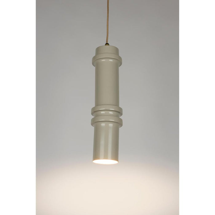 Hanglamp Duct L Metaal Grijs 10x10 cm E14-Tafellampen-Creating Home