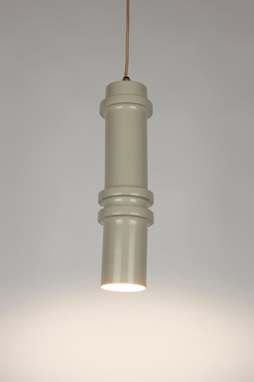 Hanglamp Duct L Metaal Grijs 10x10 cm E14-Tafellampen-Creating Home
