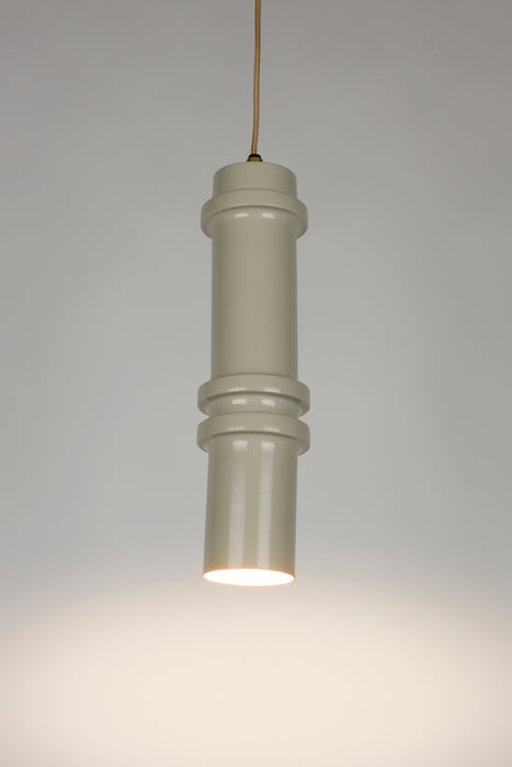 Hanglamp Duct L Metaal Grijs 10x10 cm E14-Tafellampen-Creating Home