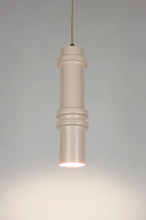 Hanglamp Duct L Metaal Roze 10x10 cm E14-Tafellampen-Creating Home