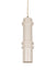 Hanglamp Duct L Metaal Roze 10x10 cm E14-Tafellampen-Creating Home