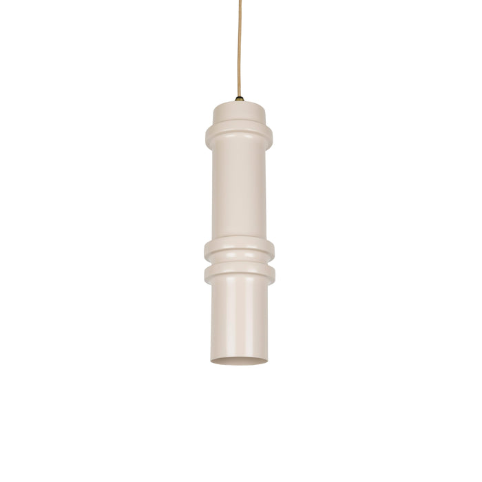 Hanglamp Duct L Metaal Roze 10x10 cm E14-Tafellampen-Creating Home