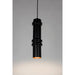 Hanglamp Duct L Metaal Zwart 10x10 cm E14-Tafellampen-Creating Home