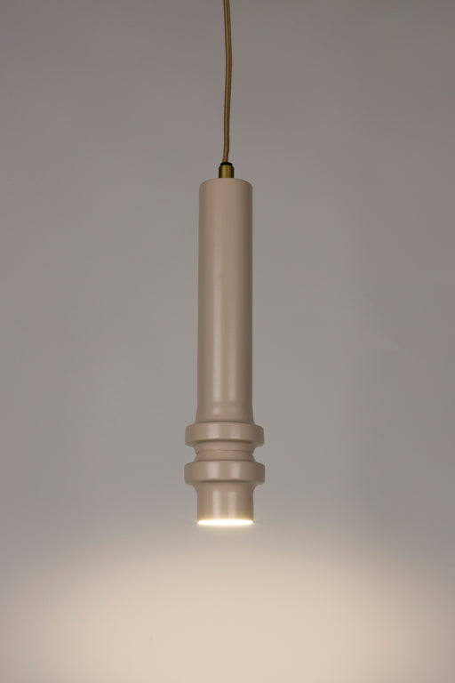 Hanglamp Duct M Metaal Roze 8x8 cm E14-Tafellampen-Creating Home