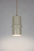 Hanglamp Duct S Metaal Grijs 12x12 cm E14-Tafellampen-Creating Home