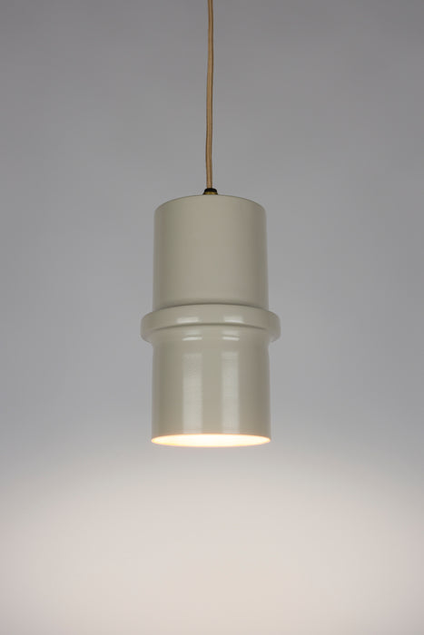 Hanglamp Duct S Metaal Grijs 12x12 cm E14-Tafellampen-Creating Home
