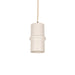 Hanglamp Duct S Metaal Roze 12x12 cm E14-Tafellampen-Creating Home