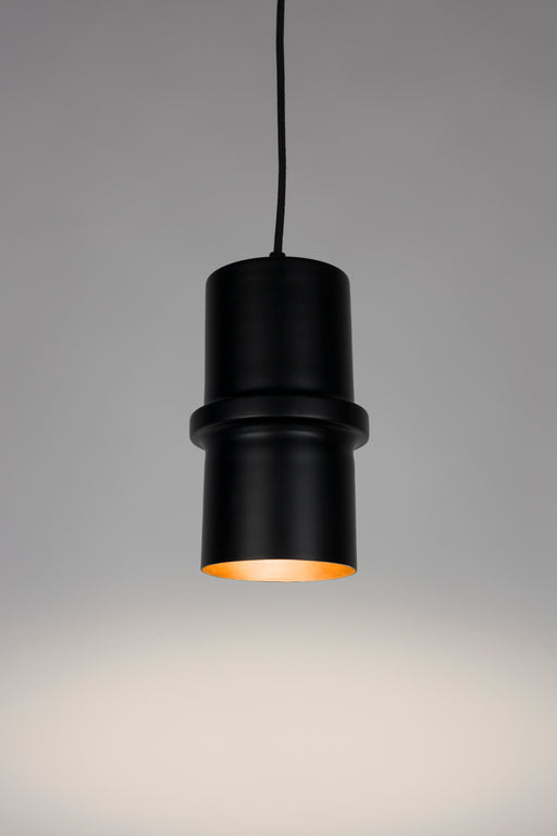 Hanglamp Duct S Metaal Zwart 12x12 cm E14-Tafellampen-Creating Home