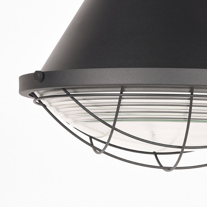 Hanglamp Duisburg Enorm Metaal Zwart 50x50x50 cm-Hanglampen-LABEL51