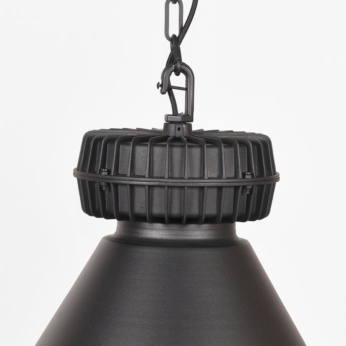 Hanglamp Duisburg Enorm Metaal Zwart 50x50x50 cm-Hanglampen-LABEL51