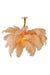 Hanglamp E14 80 cm FEATHER goud+perzik-Hanglampen-Light & Living