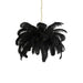 Hanglamp Feather - Zwart - Ã˜80cm-Hanglampen-Light & Living