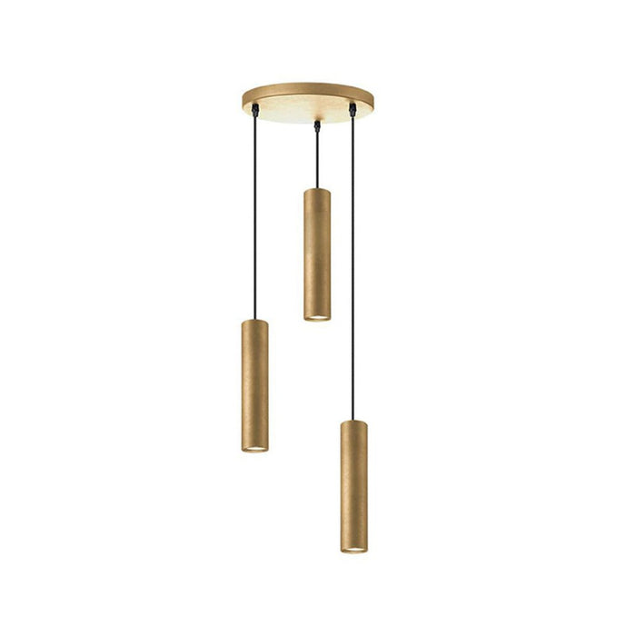 Hanglamp Ferroli - Antiek goud - Metaal - 3-lichts-Hanglampen-LABEL51