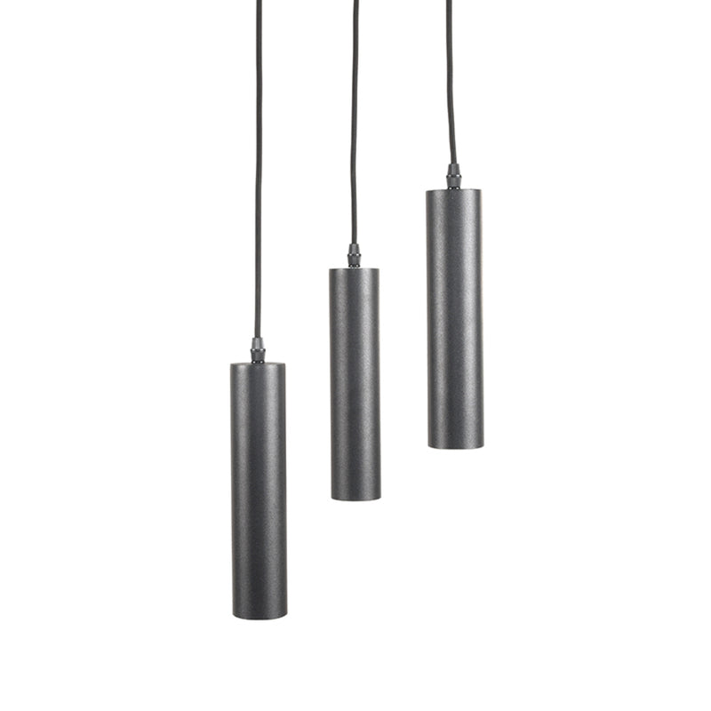Hanglamp Ferroli Metaal Zwart 25x25x150 cm-Hanglampen-LABEL51