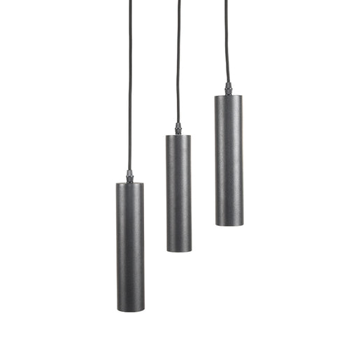 Hanglamp Ferroli Metaal Zwart 25x25x150 cm-Hanglampen-LABEL51