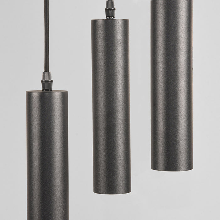 LABEL51 Hanglamp Ferroli - Zwart - Metaal - 3-lichts-Tafellampen-LABEL51