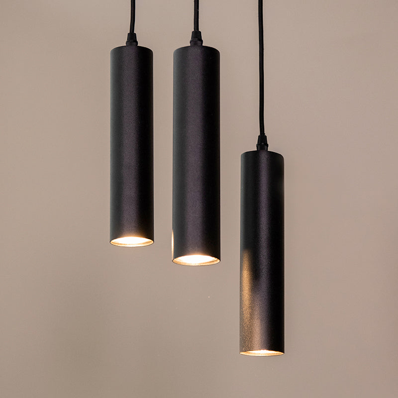 Hanglamp Ferroli Metaal Zwart 25x25x150 cm-Hanglampen-LABEL51