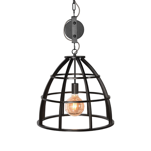 Hanglamp Fuse Prachtige Metaal Zwart 47x47x42 cm-Hanglampen-LABEL51