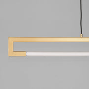 Hanglamp Futuro Metaal Antiek Goud 9x120x118 cm-Hanglampen-LABEL51