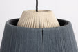 Hanglamp Geef Je Polyester Blauw 26x26x20 cm-Hanglampen-Creating Home