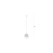 Hanglamp Geef Je Polyester Blauw 26x26x20 cm-Hanglampen-Creating Home