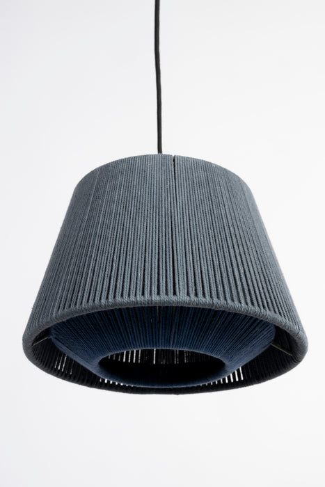 Hanglamp Yumi Polyester Blauw Ø26x20 cm Irrelevant-Tafellampen-Creating Home