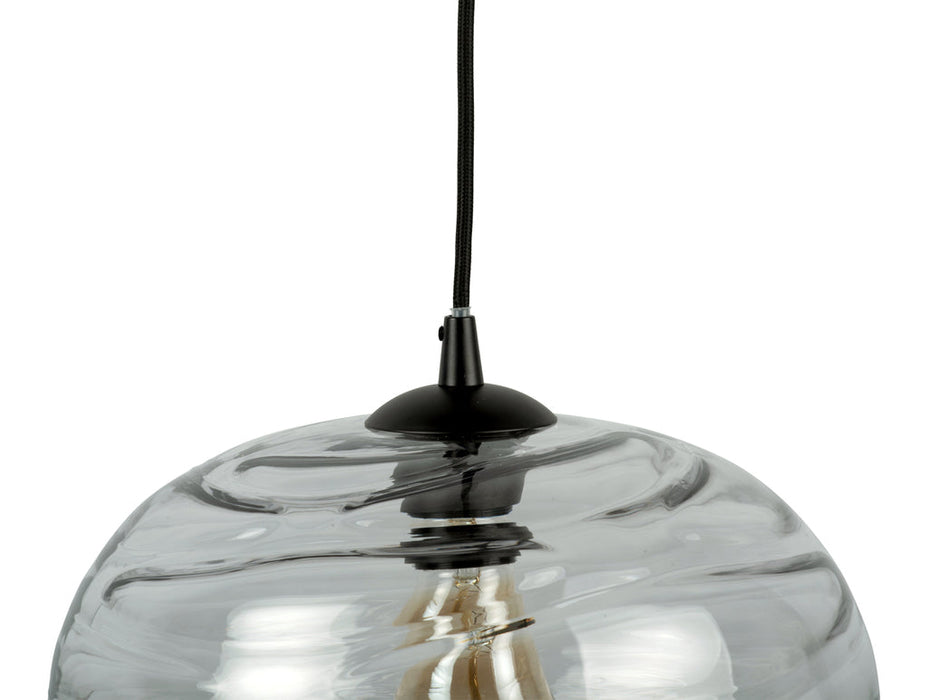 Hanglamp Glamour Bol - Grijs - Ø30cm-Hanglampen-Leitmotiv