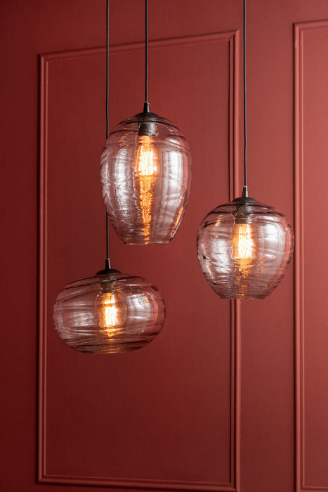Hanglamp Glamour Bol - Grijs - Ø30cm-Hanglampen-Leitmotiv