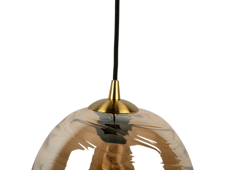 Hanglamp Glamour Cone - Bruin - Ã˜23cm-Hanglampen-Leitmotiv