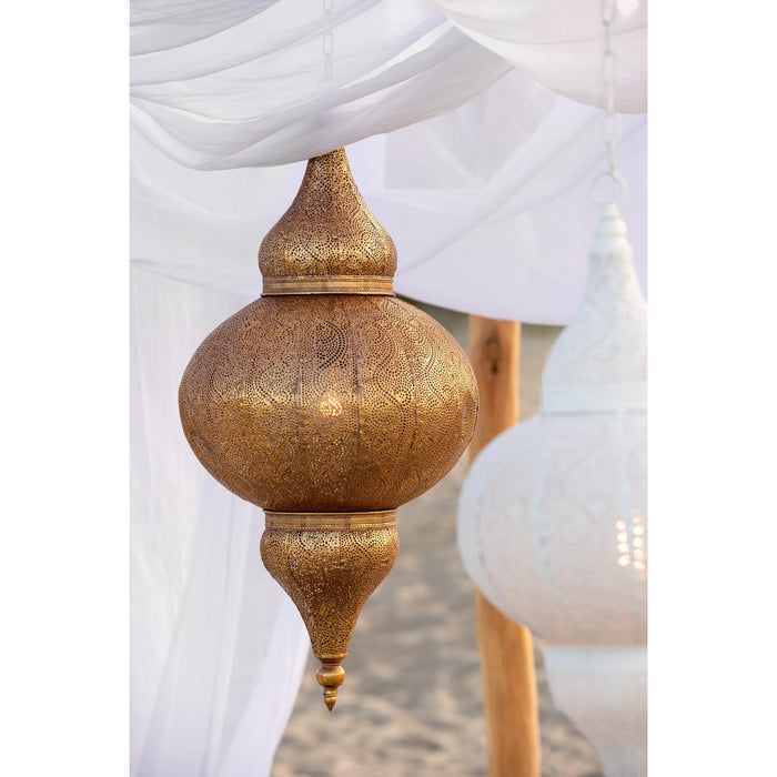 Hanglamp Goud Ijzer S 32 cm 32x32x65 cm-Hanglampen-J-Line