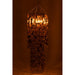 Hanglamp Goud Pvc Vierkant 50 cm-Hanglampen-J-Line