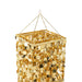 Hanglamp Goud Pvc Vierkant 50 cm-Tafellampen-J-Line