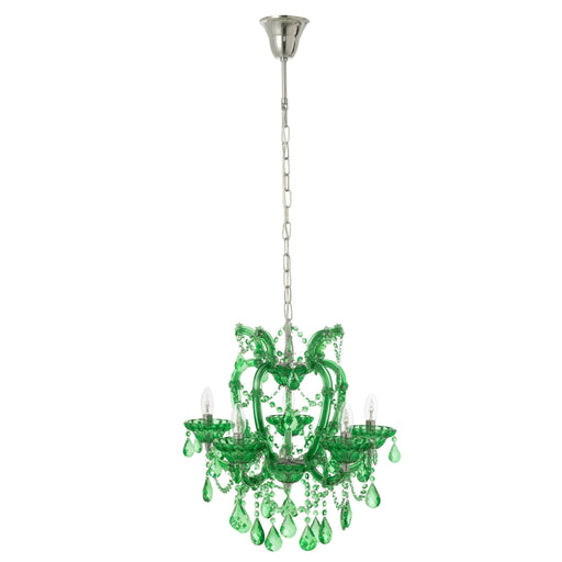 Hanglamp Groen Ijzer Antiek 53 cm-Hanglampen-J-Line