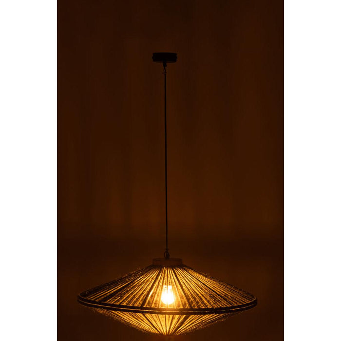 Hanglamp Groen Mangohout hout 78 cm-Hanglampen-J-Line
