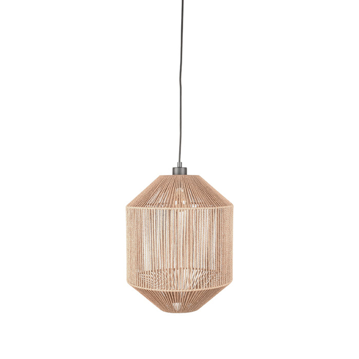 LABEL51 Hanglamp Ibiza - Naturel - Jute - 1-Lichts Cilinder-Tafellampen-LABEL51