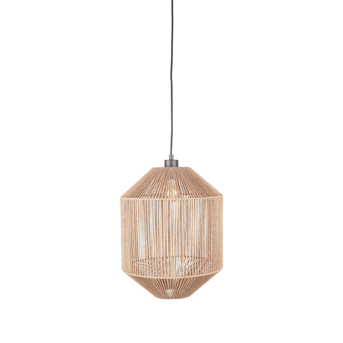 Hanglamp Ibiza Cilinder Jute Naturel 33x33x162 cm-Hanglampen-LABEL51
