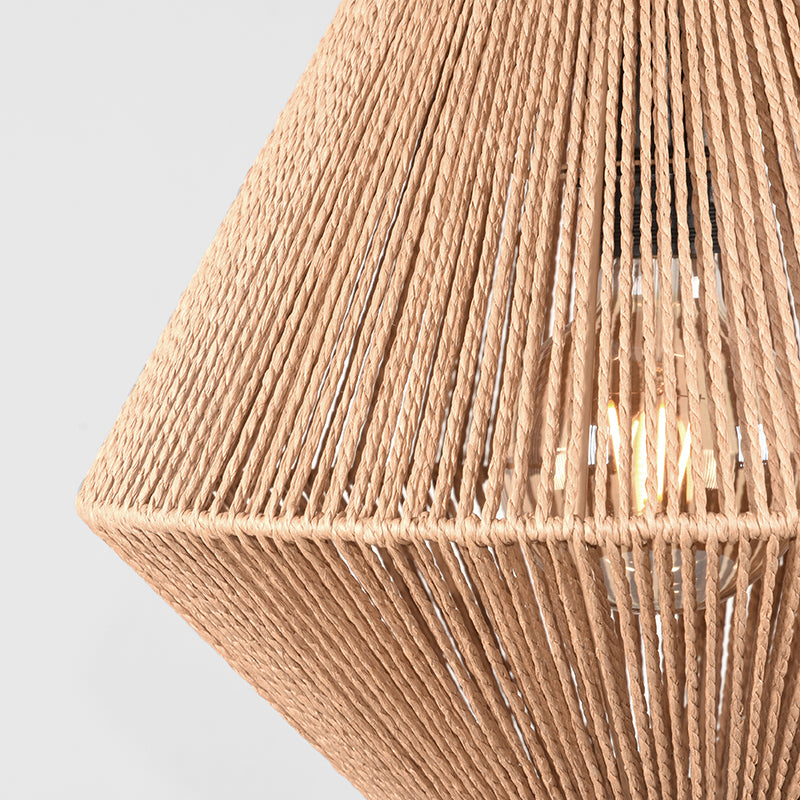 Hanglamp Ibiza Jute Naturel 25x25x150 cm-Hanglampen-LABEL51