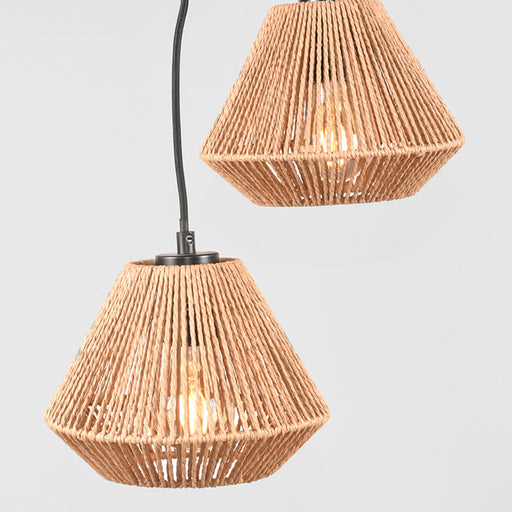 Hanglamp Ibiza Jute Naturel 30x30x150 cm-Hanglampen-LABEL51