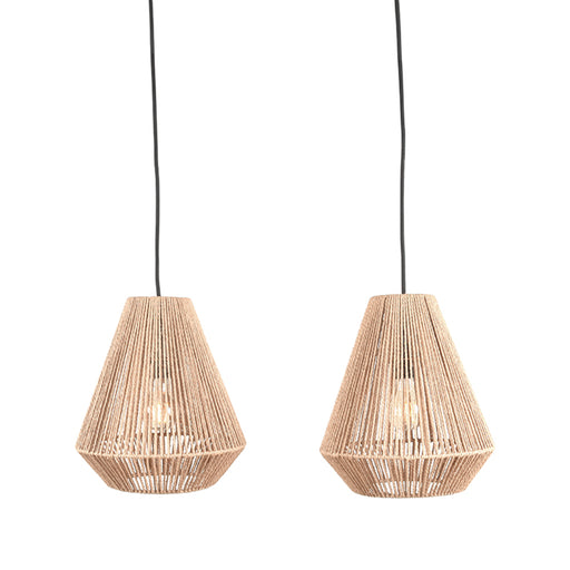 Hanglamp Ibiza Karakteristieke Jute Naturel 33x80x150 cm-Hanglampen-LABEL51