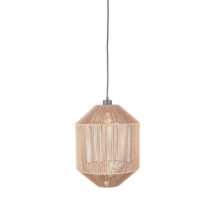 Hanglamp Ibiza - Naturel - Jute - 1-Lichts Cilinder-Hanglampen-LABEL51