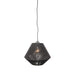 Hanglamp Ibiza - Zwart - Jute - 1-Lichts-Hanglampen-LABEL51