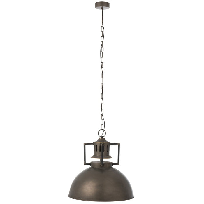 Hanglamp Industrial Metal Grey-Hanglampen-J-Line