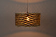 Hanglamp Isla Mix Bamboo Wood Beige 33x33x153 cm-Hanglampen-Creating Home