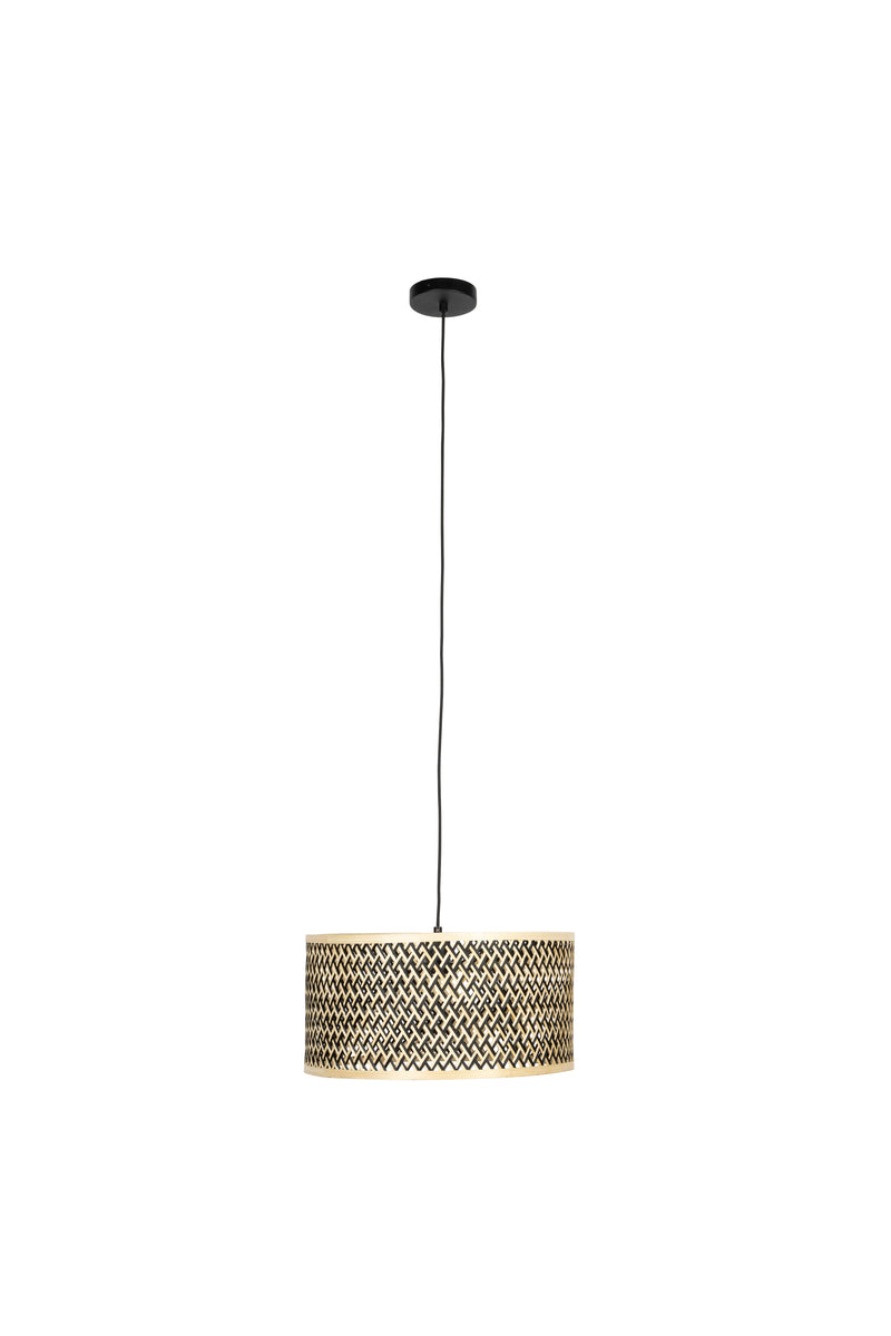 Hanglamp Isla Mix Bamboo Wood Beige 33x33x153 cm-Hanglampen-Creating Home