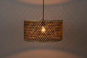 Hanglamp Isla Mix Bamboo Wood Beige 33x33x153 cm-Hanglampen-Creating Home