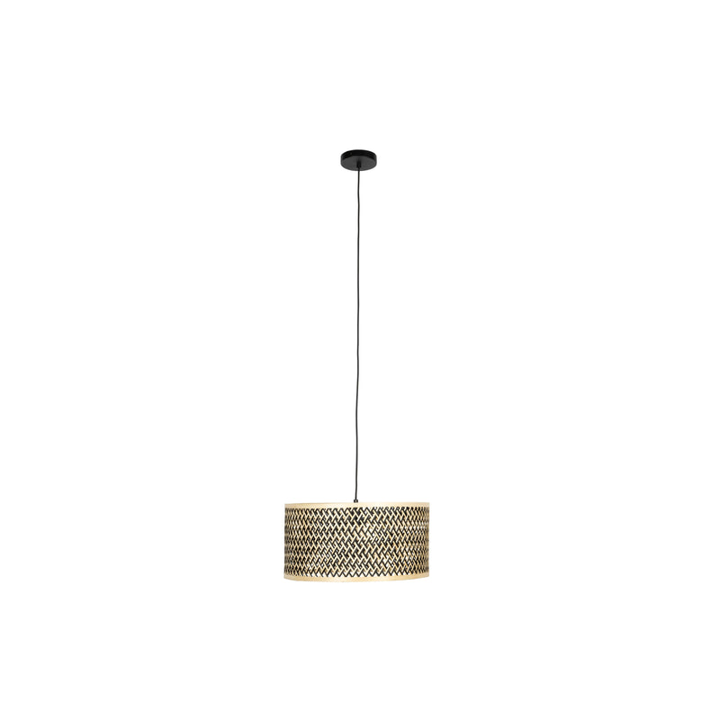 Hanglamp Isla Mix Bamboo Wood Beige 33x33x153 cm-Hanglampen-Creating Home