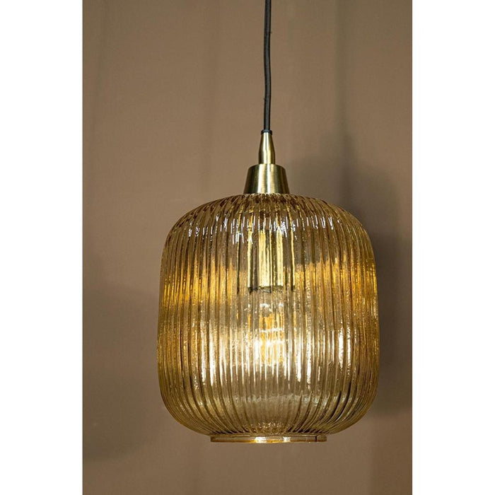 Hanglamp Juliet Geel 26 cm-PTMD