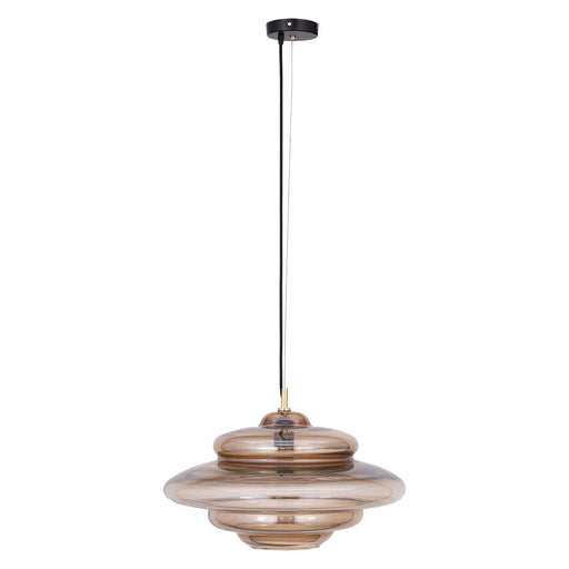 Hanglamp Keylie Glas Bruin 736950-Hanglampen-PTMD